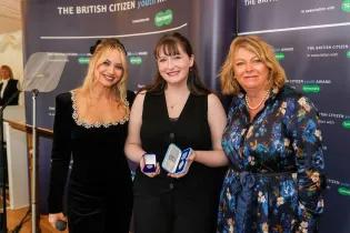 Eva Drummond presented with British Citizen Youth Award Medal of Honour