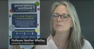 Mental Health Professor from the University of Edinburgh, Heather Whalley, talking about the loneliness project.